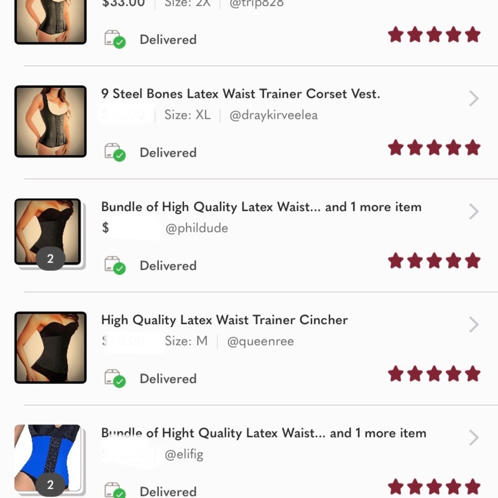 HIGHT QUALITY LATEX WAIST TRAINER - Picture 3 of 4